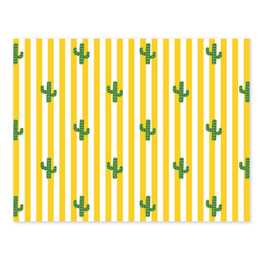 CACTUS STRIPED FOLDOVER NOTES