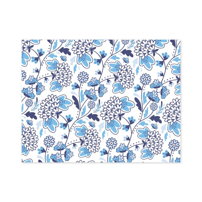 FLORAL FOLDOVER NOTES
