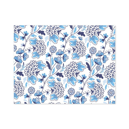 FLORAL FOLDOVER NOTES