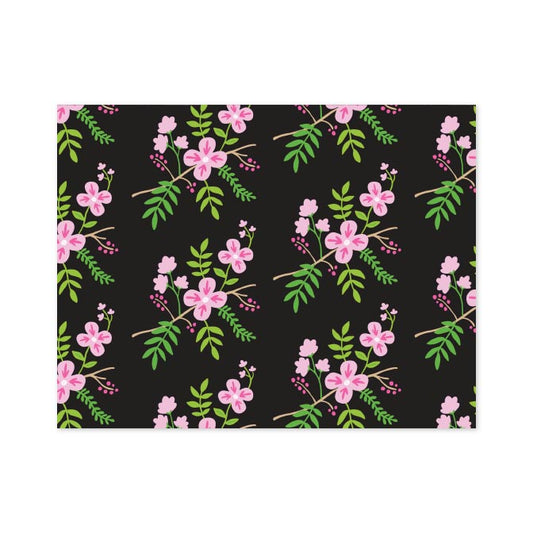 FLORAL FOLDOVER NOTES