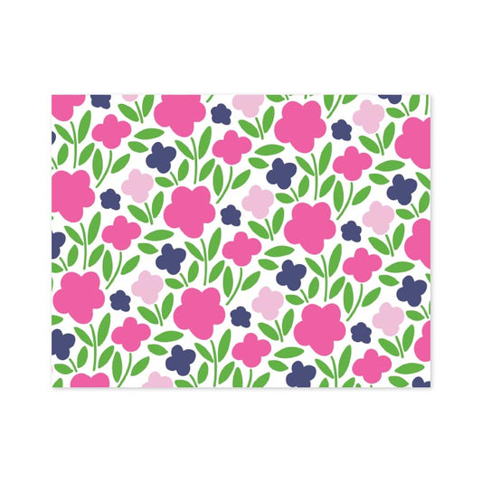 FLORAL FOLDOVER NOTES