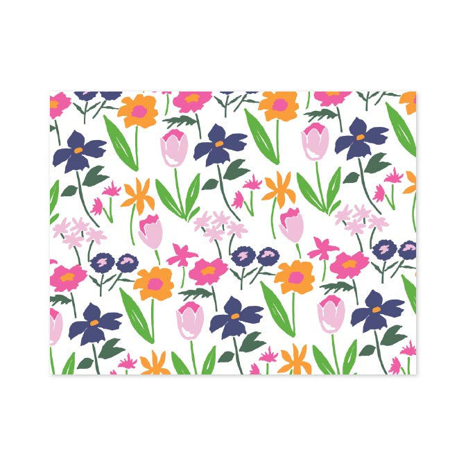 FLORAL FOLDOVER NOTES