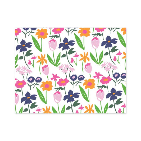 FLORAL FOLDOVER NOTES