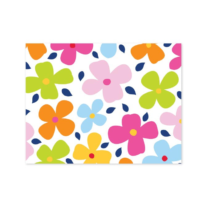 FLORAL FOLDOVER NOTES