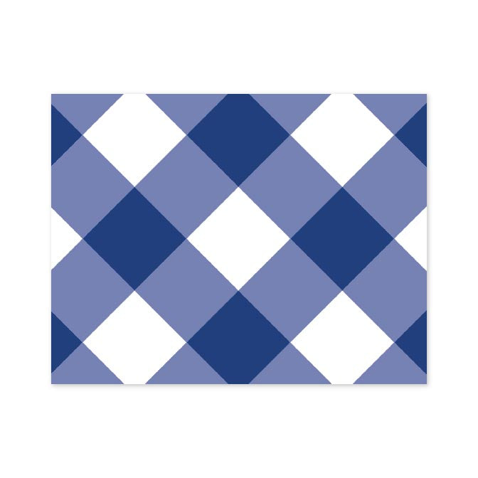 GINGHAM FOLDOVER NOTES