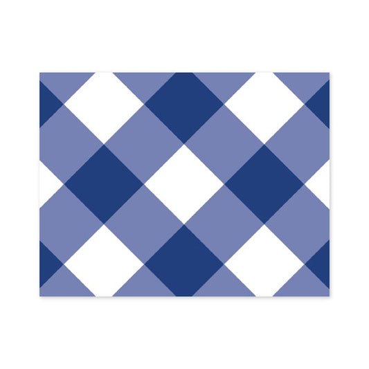 GINGHAM FOLDOVER NOTES