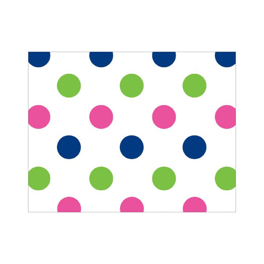 POLKA DOT FOLDOVER NOTES