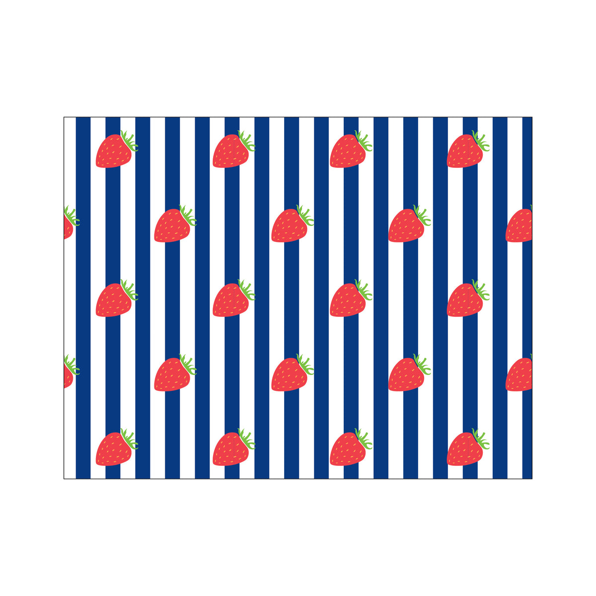 STRAWBERRY FOLDOVER NOTES