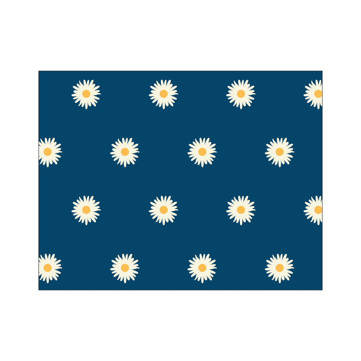 DAISIES FOLDOVER NOTES