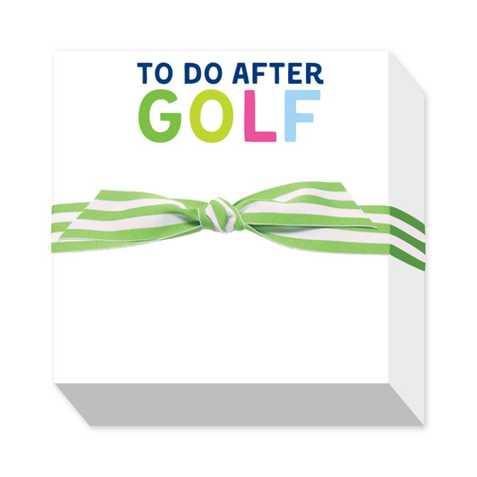 TO DO AFTER GOLF CHUBBIE NOTEPADS