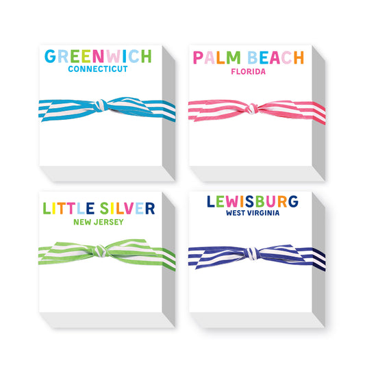 CITY & STATE CHUBBIE NOTEPAD