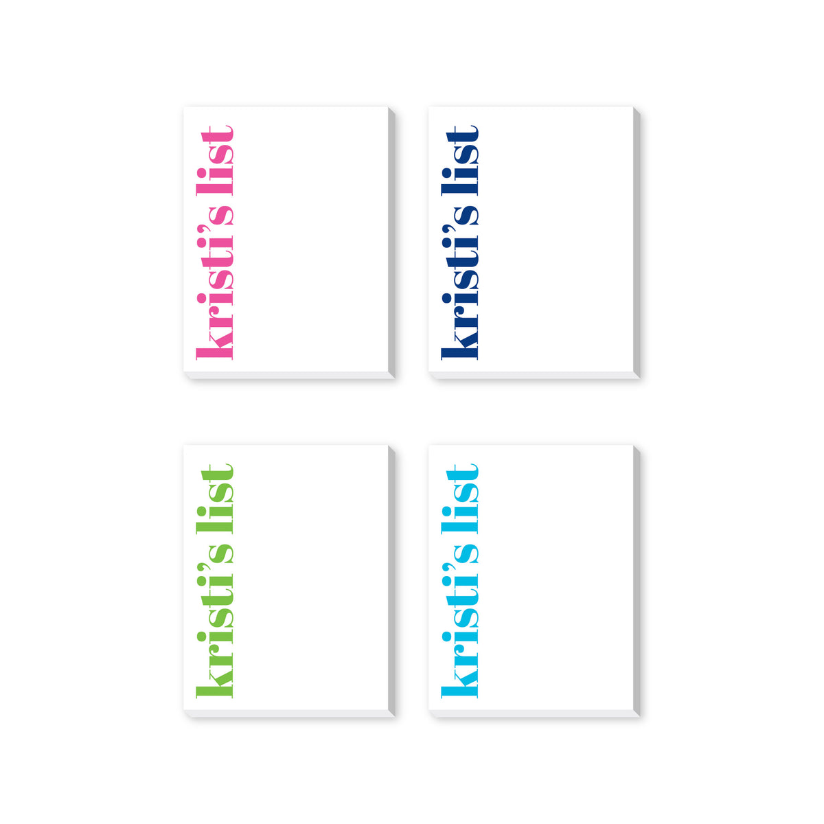 GROCERY LIST PERSONALIZED NOTEPADS