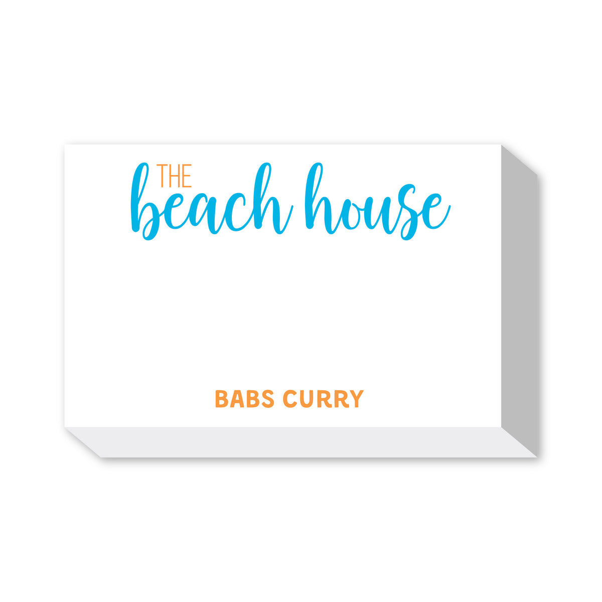 BEACH VACATION PERSONALIZED NOTEPADS