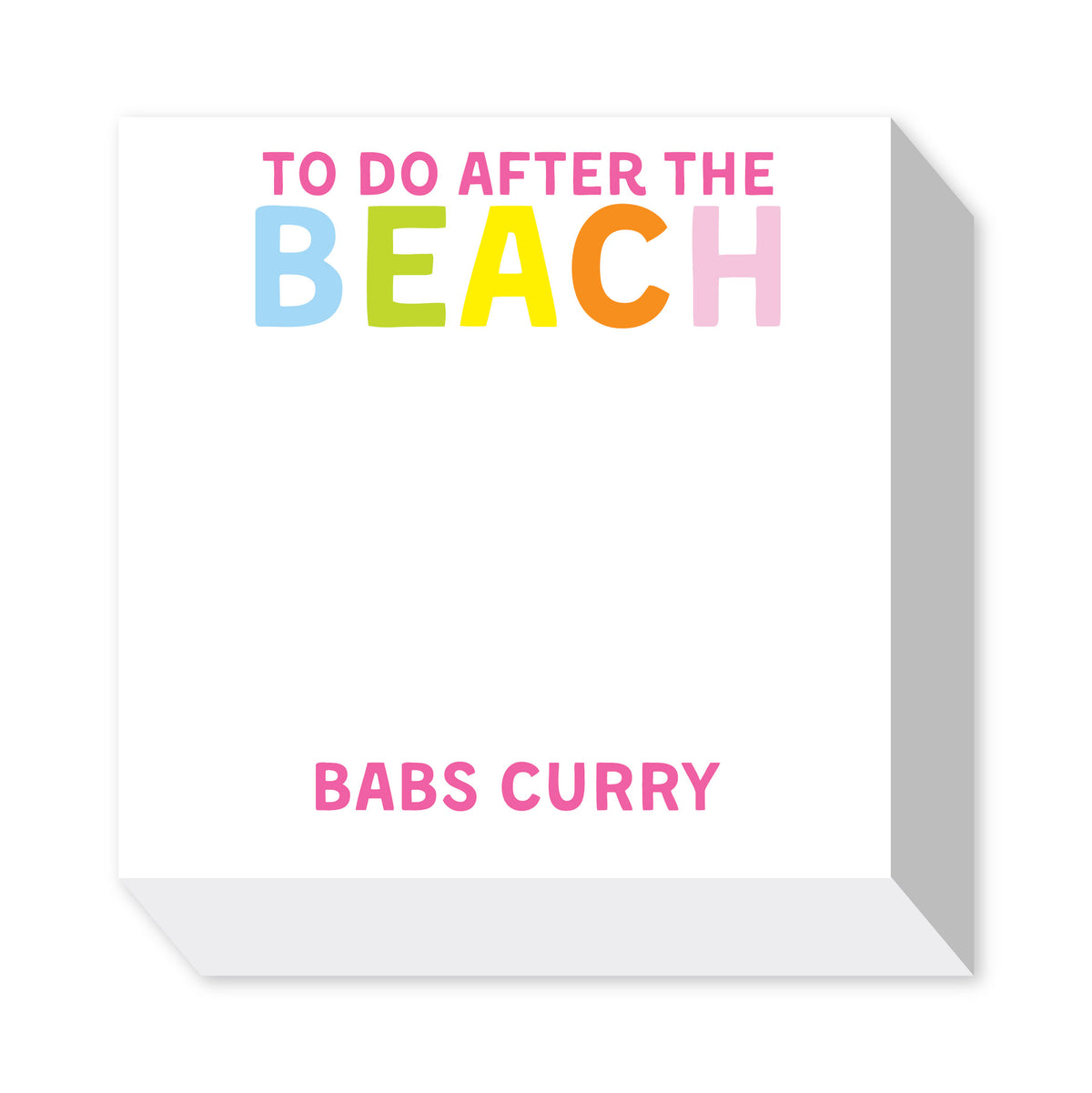 BEACH VACATION PERSONALIZED NOTEPADS