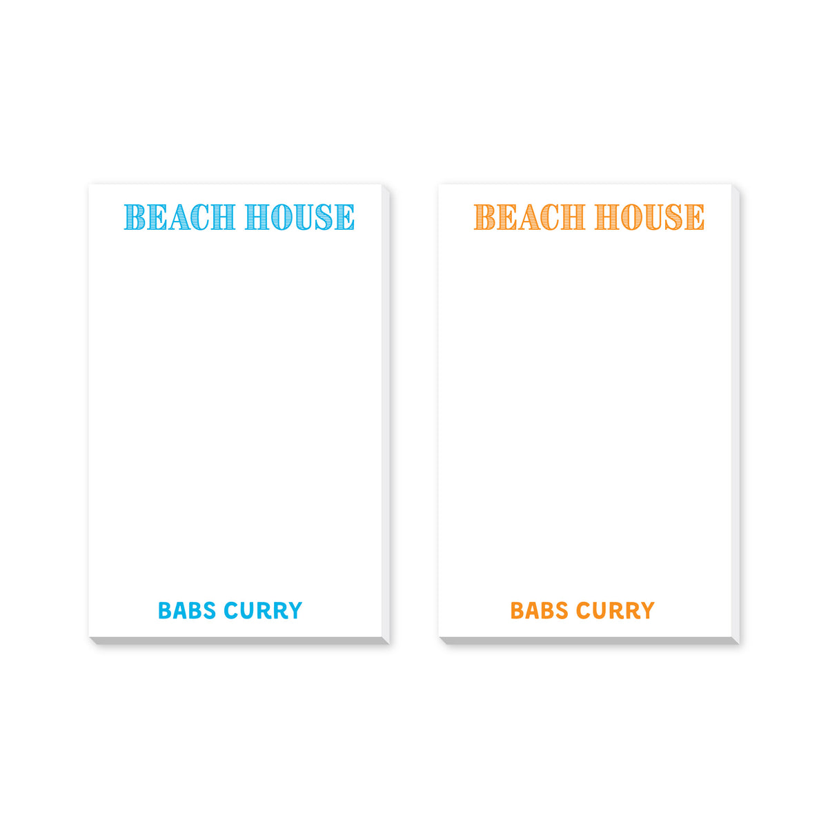 BEACH VACATION PERSONALIZED NOTEPADS