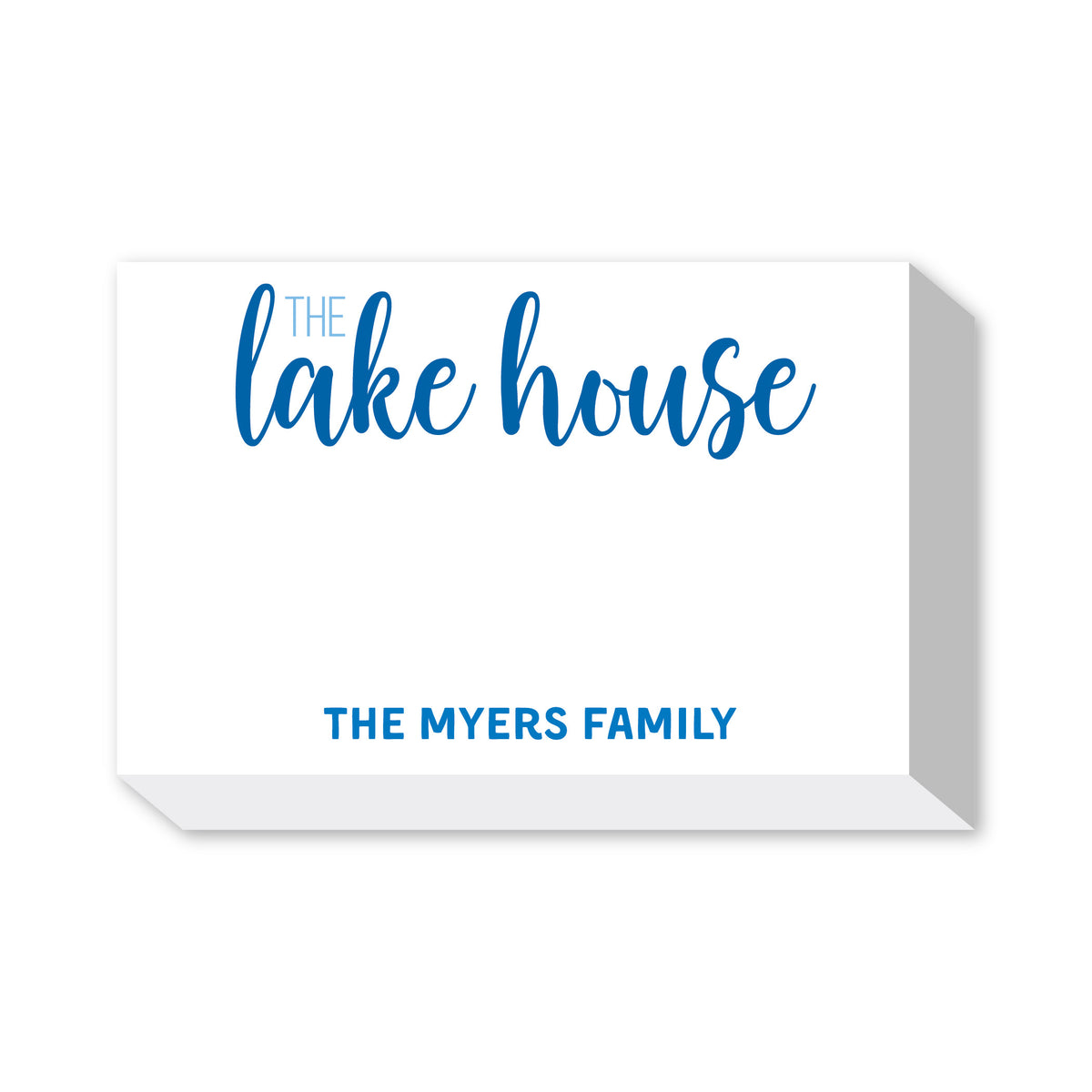 LAKE PERSONALIZED NOTEPADS