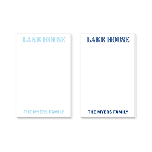 LAKE PERSONALIZED NOTEPADS