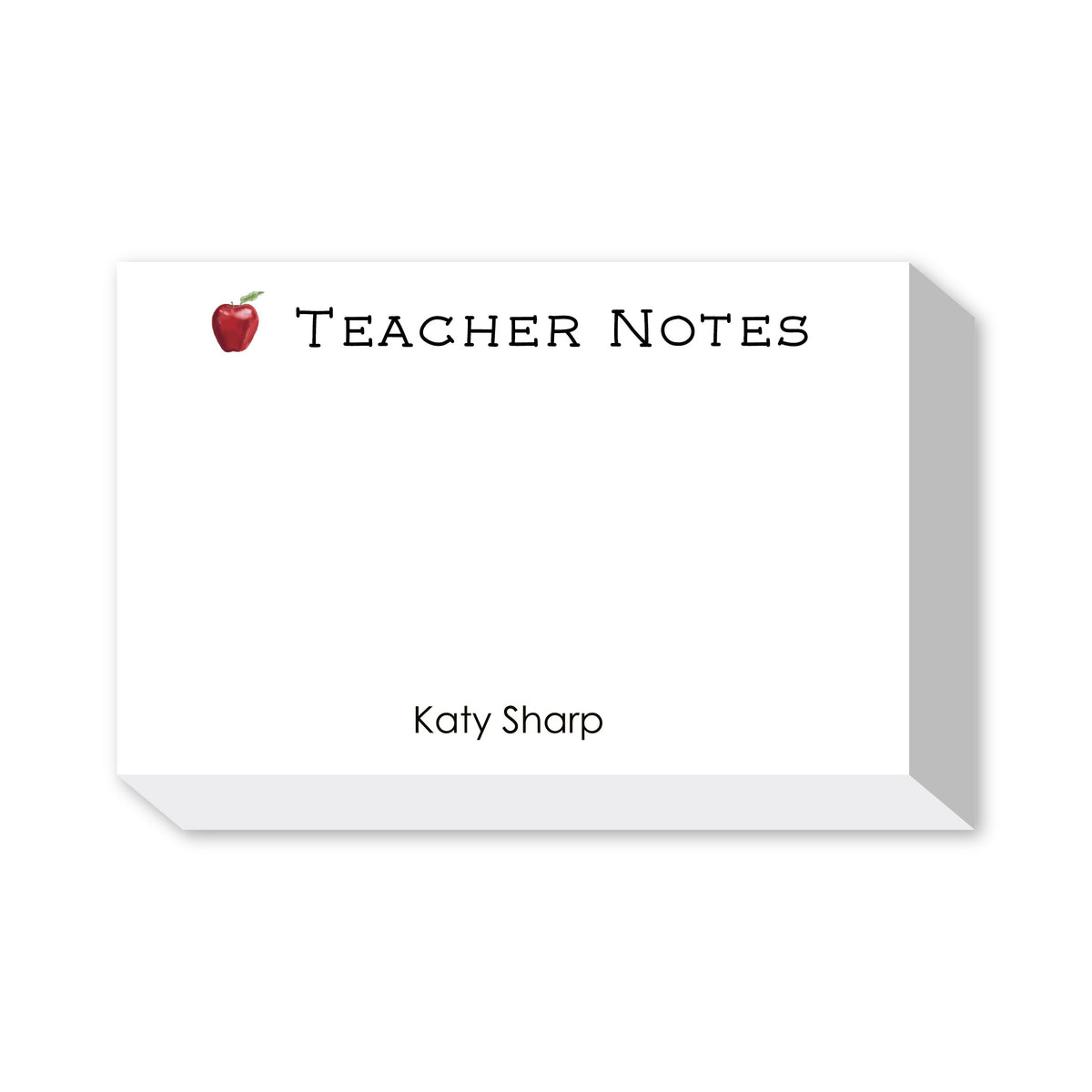 TEACHER PERSONALIZED NOTEPADS