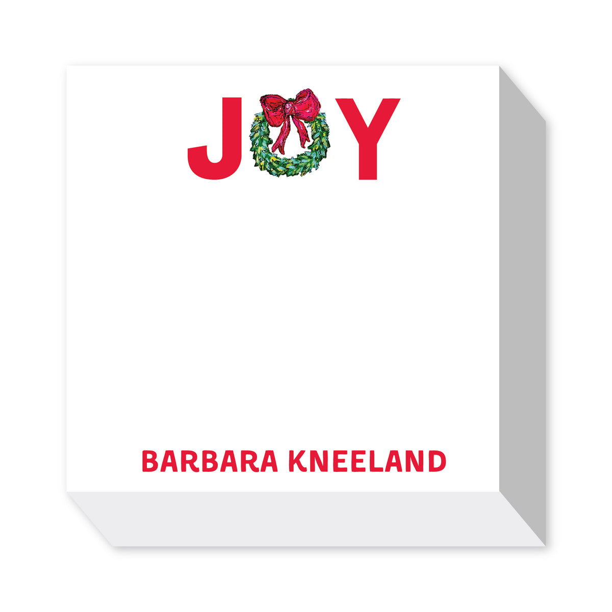 CHRISTMAS HOLIDAY PERSONALIZED NOTEPADS