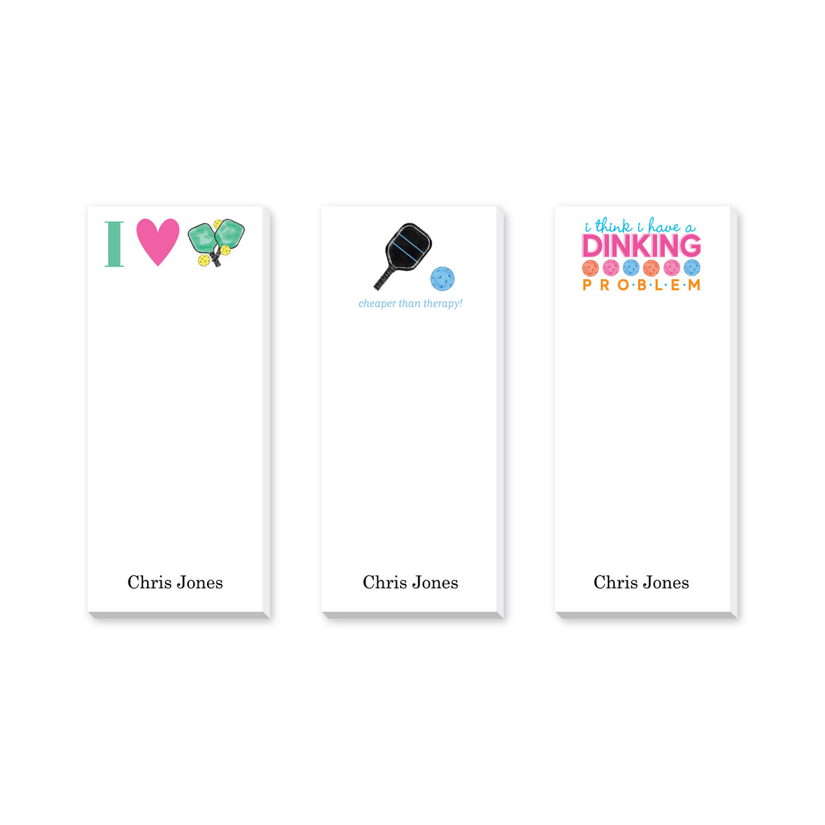 PICKLEBALL PERSONALIZED NOTEPADS