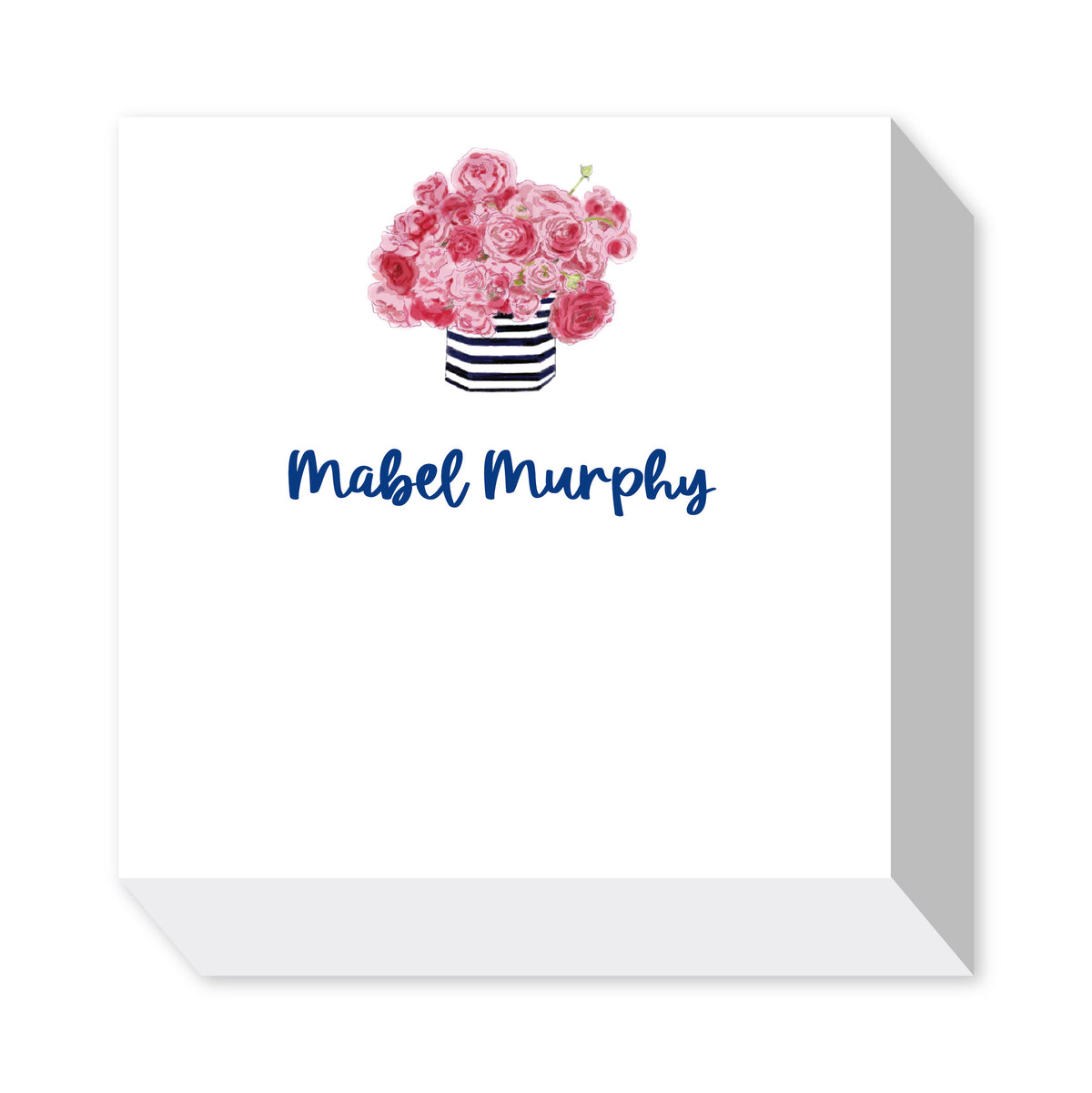 FLOWERS PERSONALIZED NOTEPADS