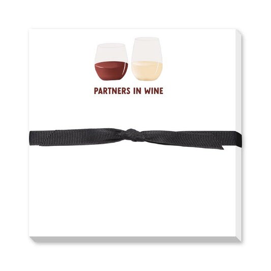 PARTNERS IN WINE DOODLE NOTEPAD