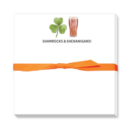 SHAMROCKS & SHENANIGANS DOODLE NOTEPAD