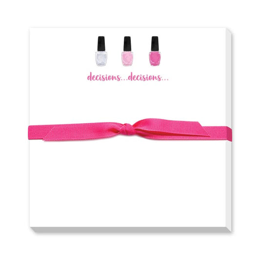 DECISIONS... DECISIONS... DOODLE NOTEPAD