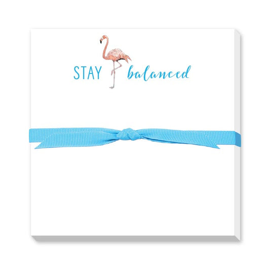 STAY BALANCED DOODLE NOTEPAD