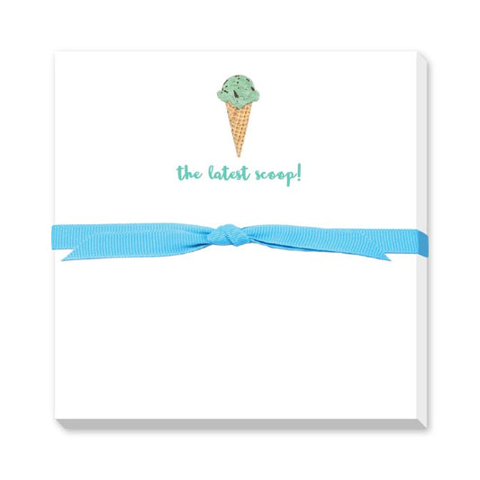 THE LATEST SCOOP DOODLE NOTEPAD