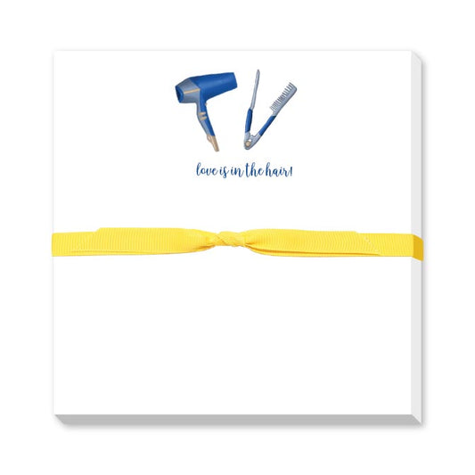 LOVE IS IN THE HAIR DOODLE NOTEPAD