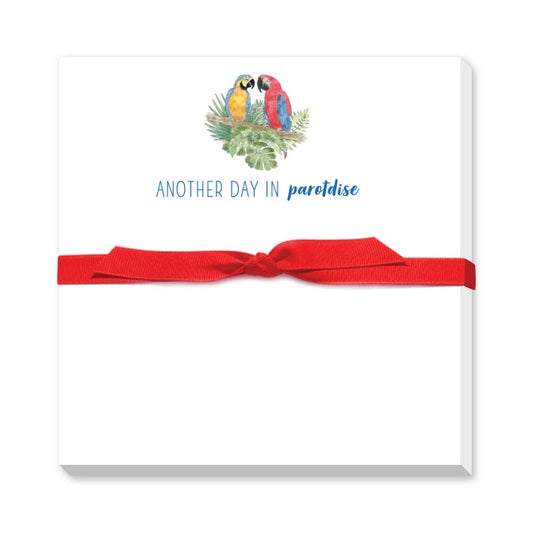 ANOTHER DAY IN PAROT-DISE DOODLE NOTEPAD