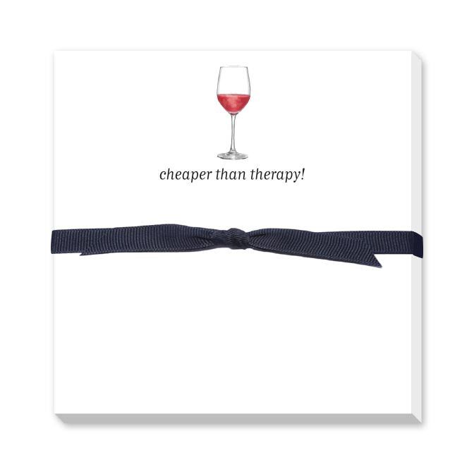 CHEAPER THAN THERAPY DOODLE NOTEPAD