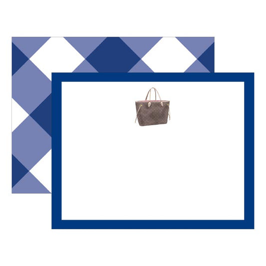 GINGHAM TOTE FLAT NOTES