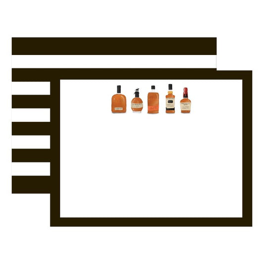 BOURBON BOTTLES FLAT NOTES