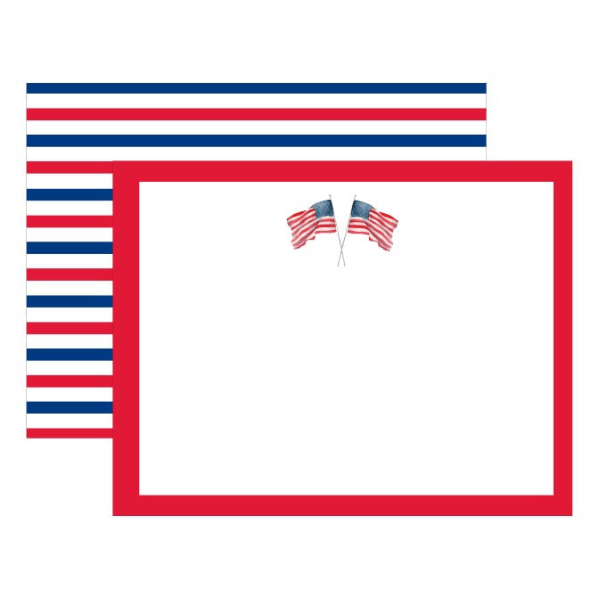 AMERICAN FLAG FLAT NOTES