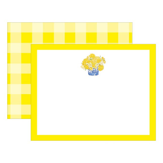 FLOWER GINGHAM FLAT NOTES