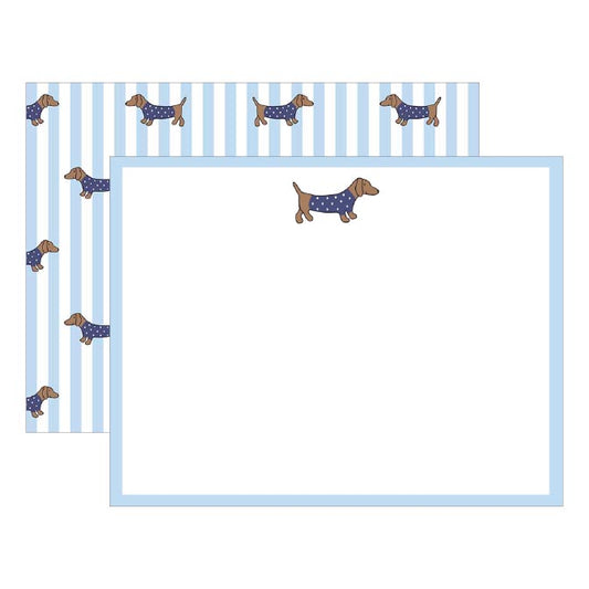 SWEATER DACHSHUND FLAT NOTES