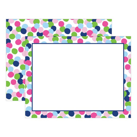 CONFETTI DOTS FLAT NOTES