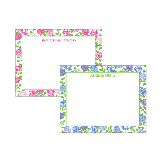 FLORAL PERSONALIZED FLAT NOTES