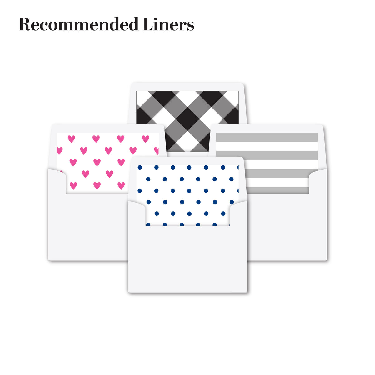 WHITE BORDER PERSONALIZED FOLDOVER NOTES