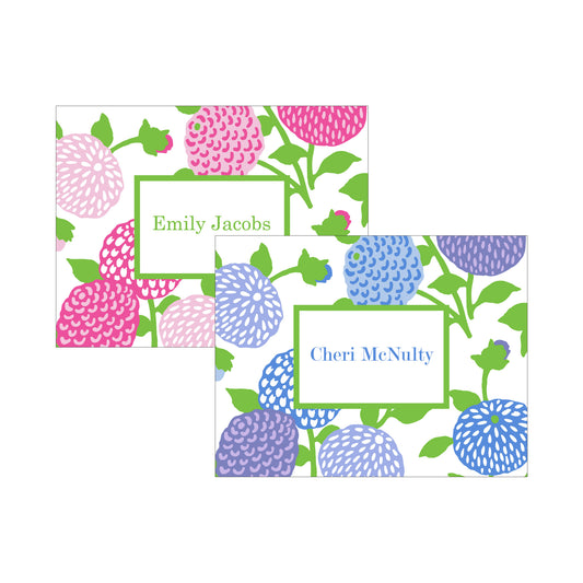 FLORAL PERSONALIZED FOLDOVER NOTES