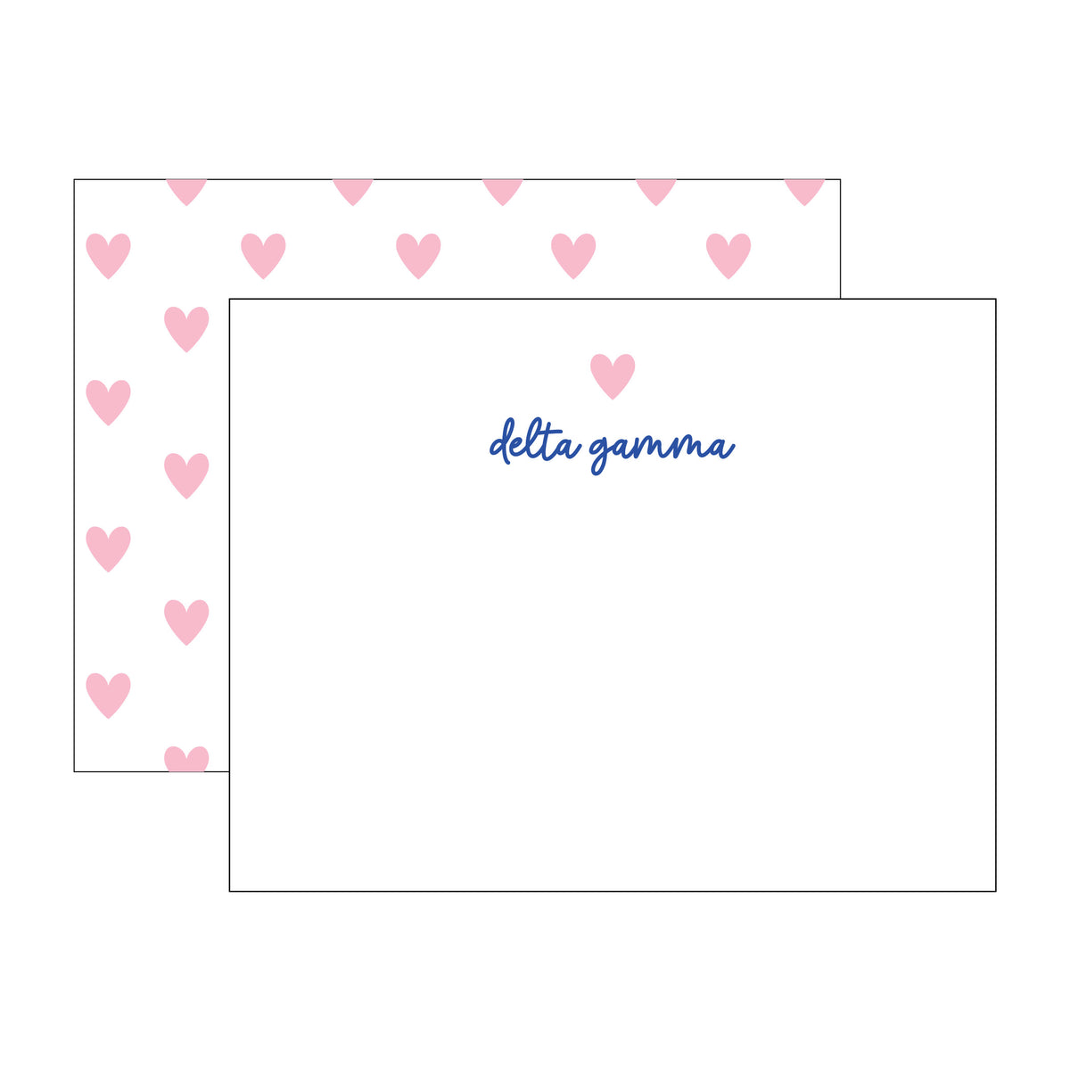 GREEK HEART FLAT NOTES