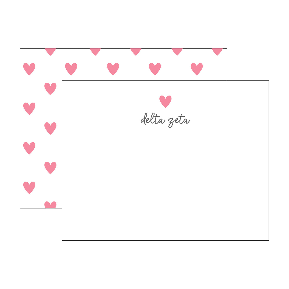 GREEK HEART FLAT NOTES
