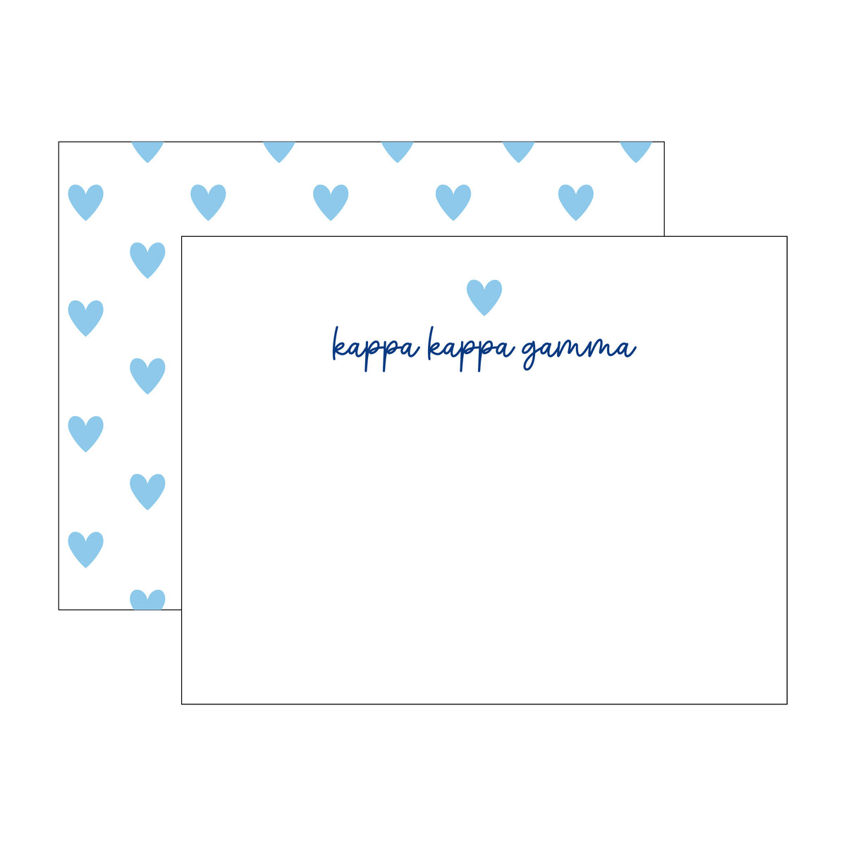 GREEK HEART FLAT NOTES