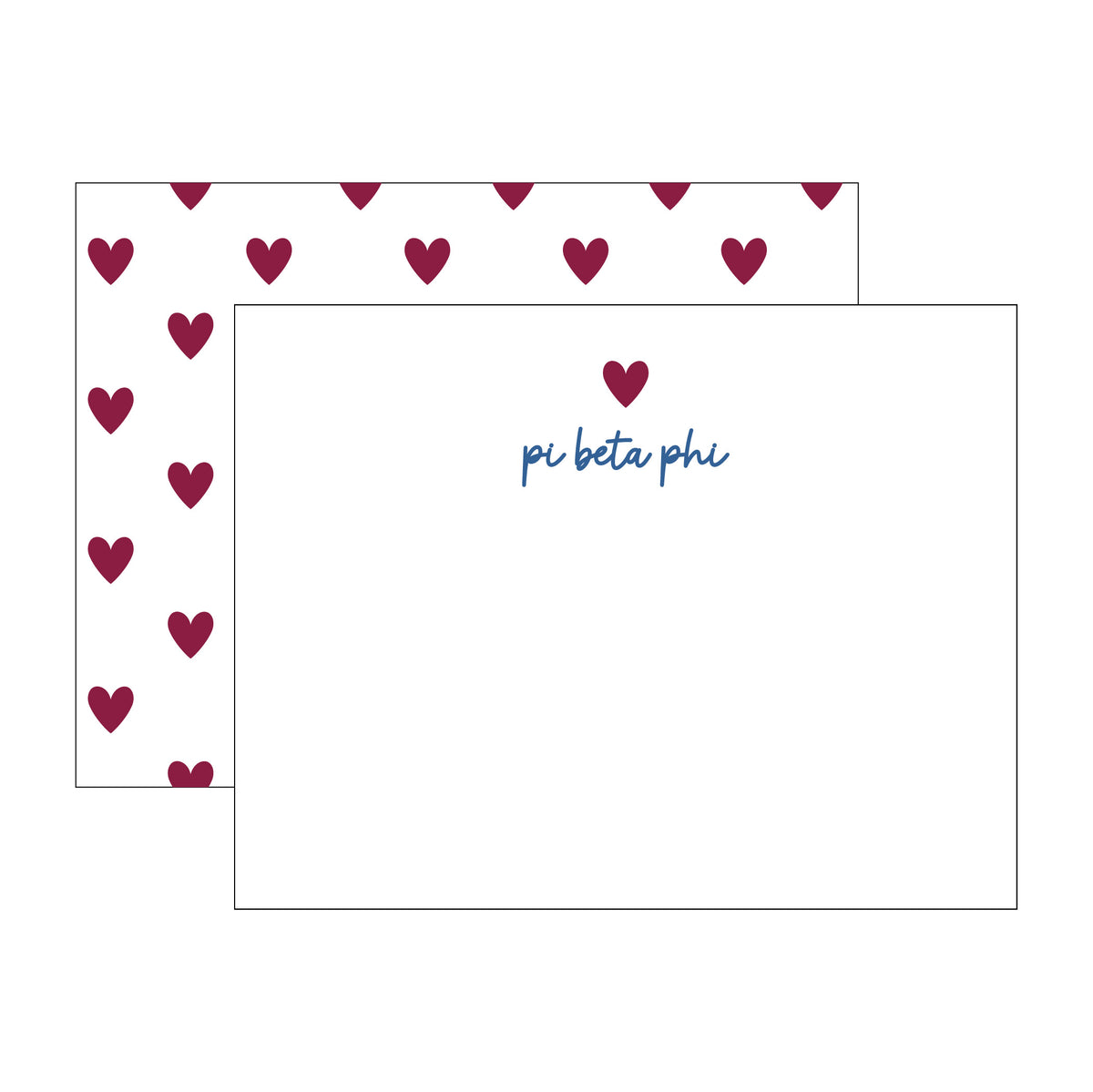GREEK HEART FLAT NOTES