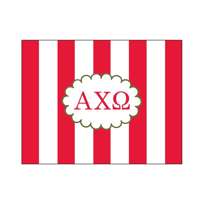 GREEK CABANA STRIPED FOLDOVER NOTES