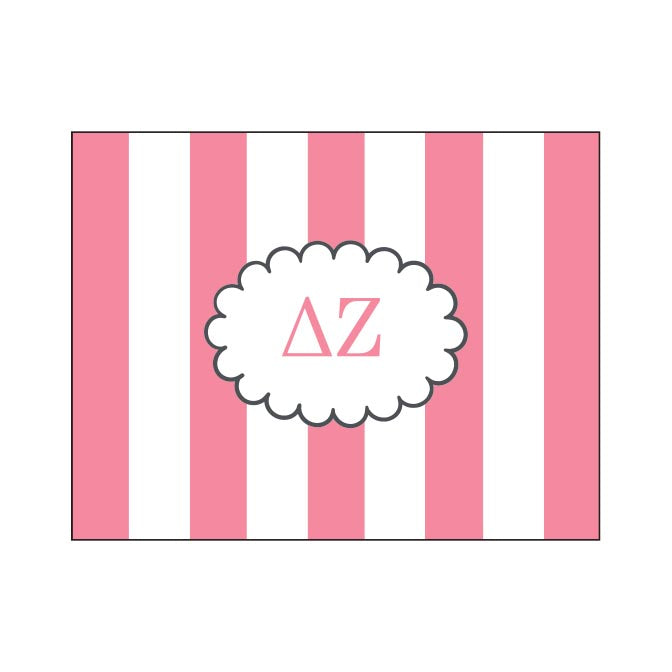 GREEK CABANA STRIPED FOLDOVER NOTES