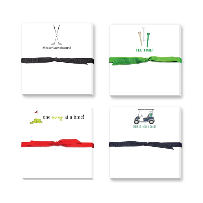 GOLF DOODLE NOTEPADS