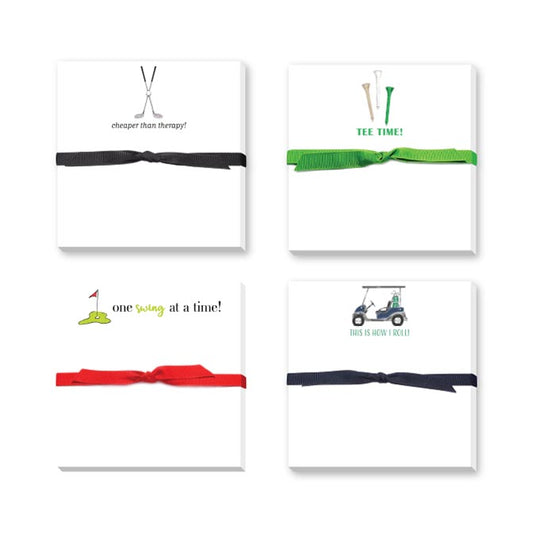 GOLF DOODLE NOTEPADS